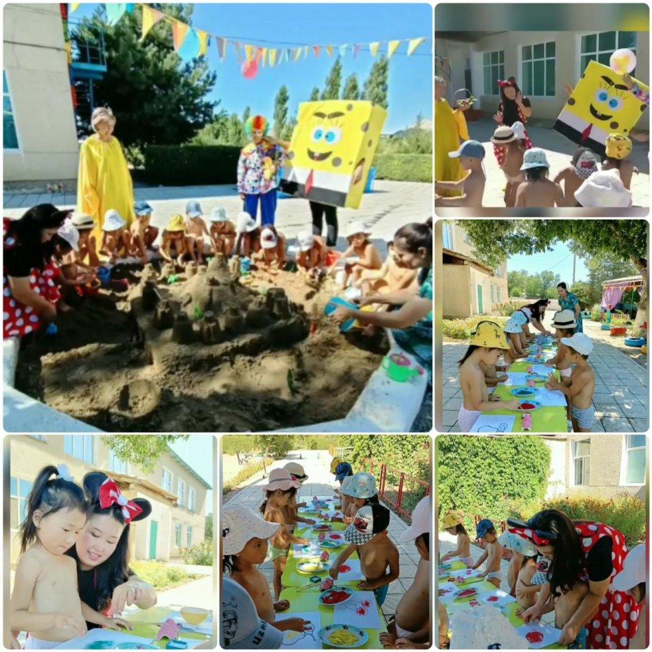 "Құммен ойындар" атты жазғы сауықтыру ойындары өткізілді. Тәрбиеші: Ж.Мубаракова